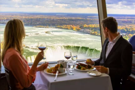 Breakation Couples Getaway dining at the Skylon Tower
